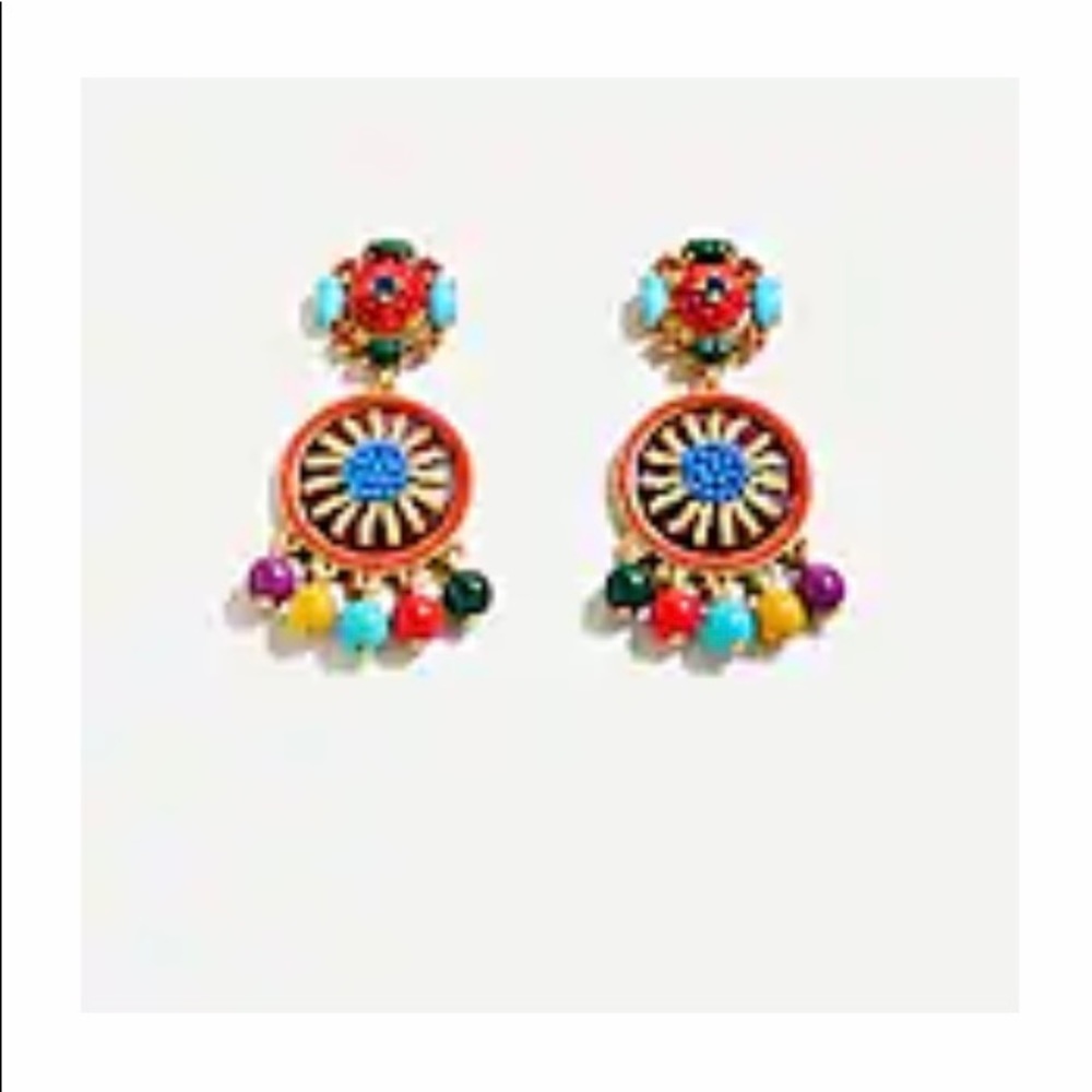 J. Crew Citron Beaded Drop Earrings - Picture 5 of 8